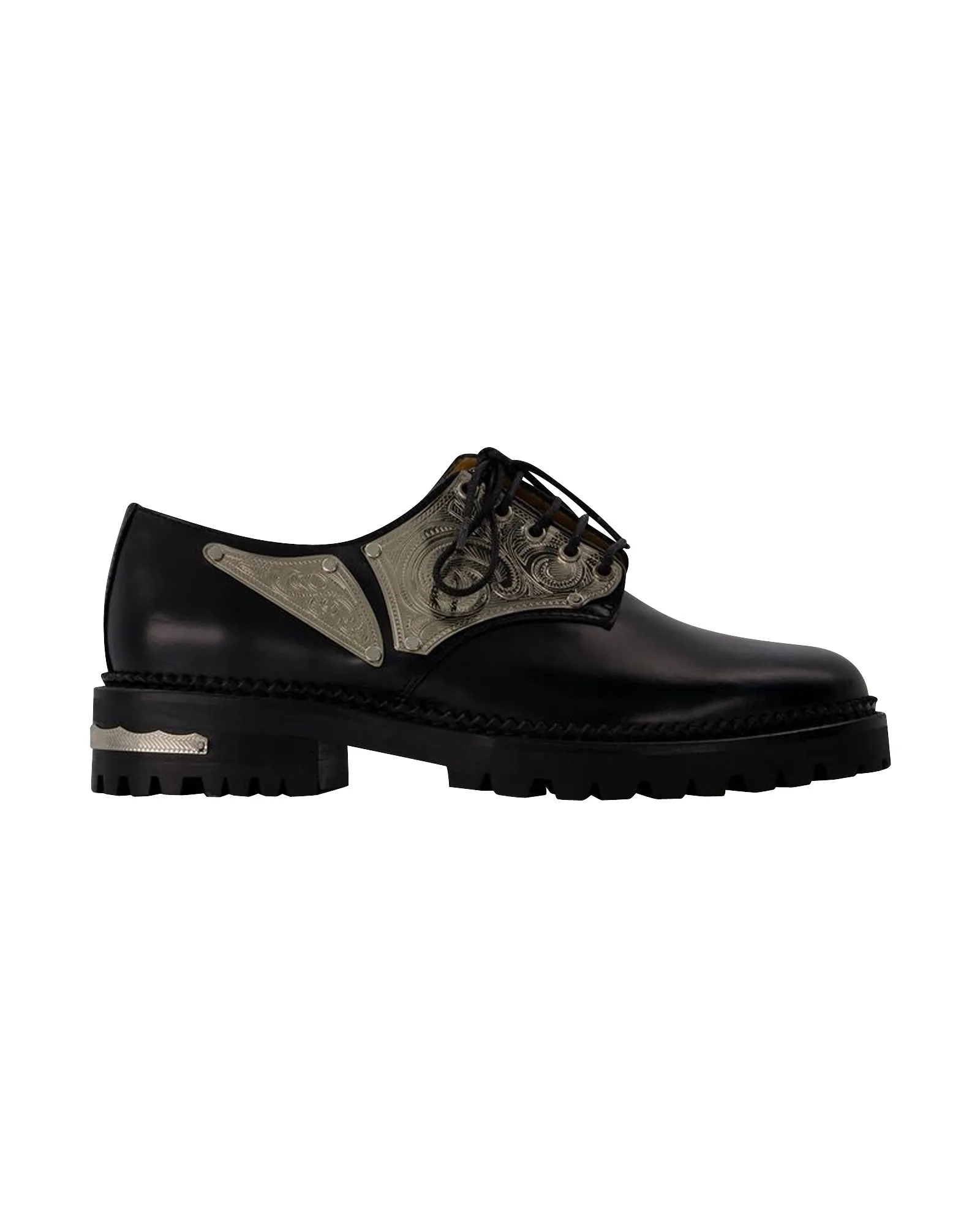 Derbies in Black Leather