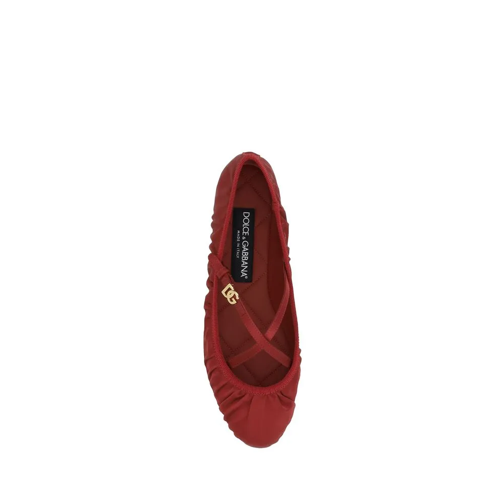 Dolce & Gabbana Satin Women's Ballerinas