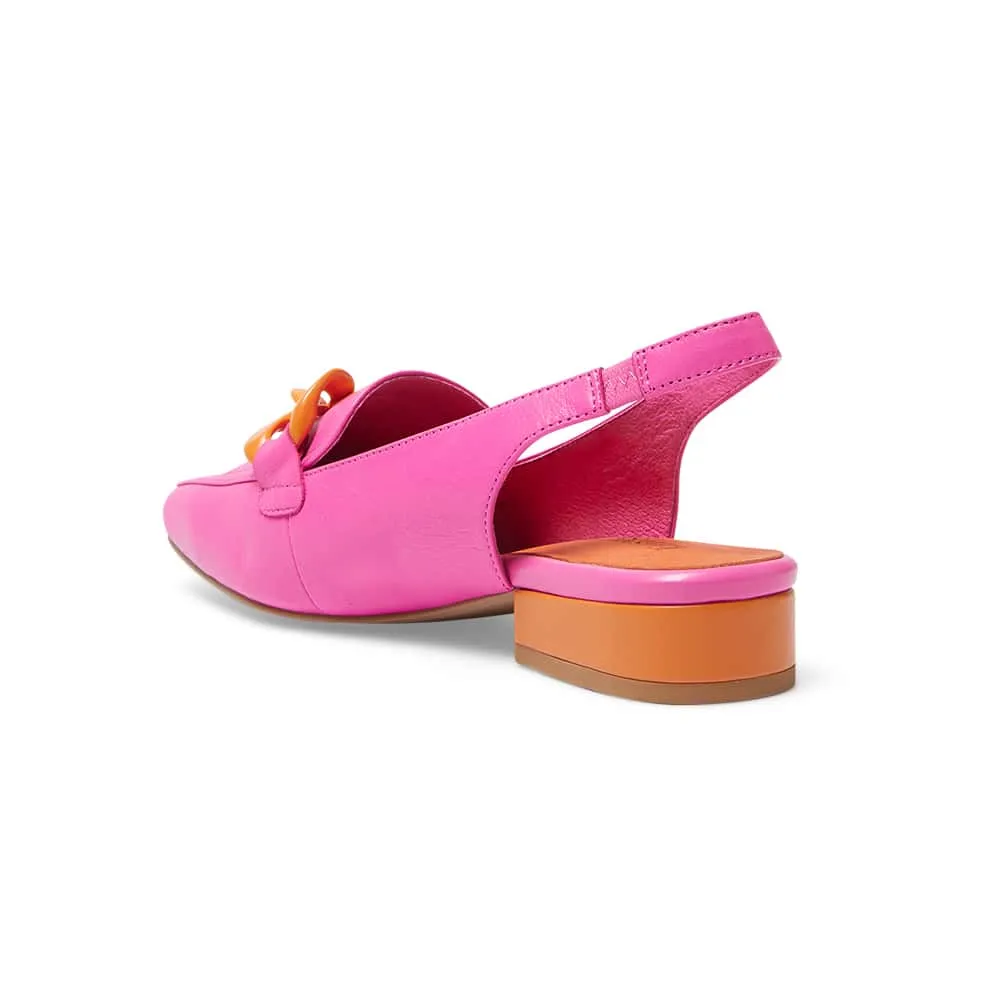 Domino Loafer in Pink/orange Multi Leather