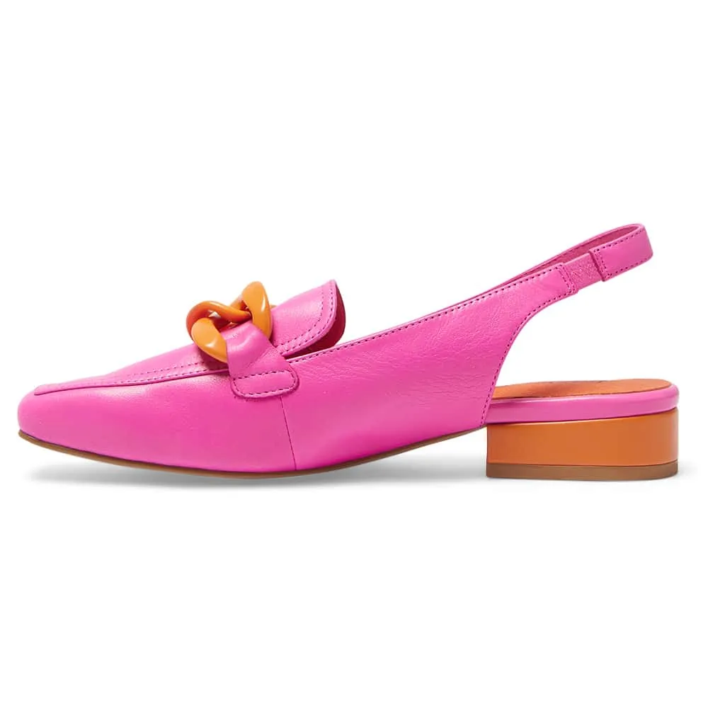 Domino Loafer in Pink/orange Multi Leather