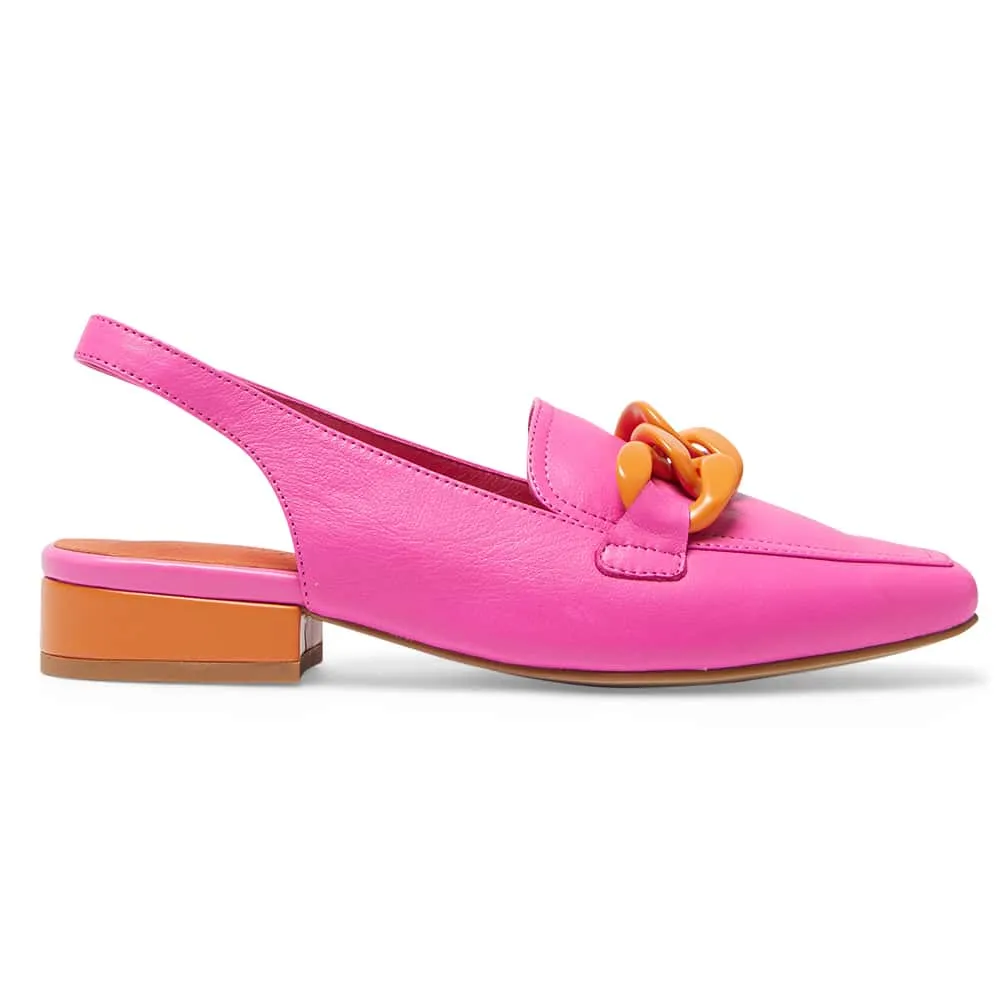 Domino Loafer in Pink/orange Multi Leather