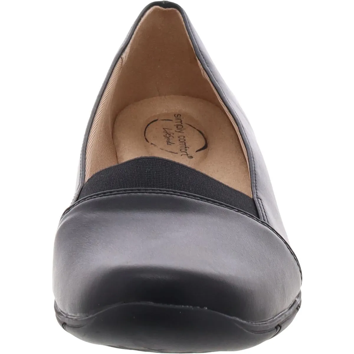 Doris Womens Faux Leather Slip-On Loafers