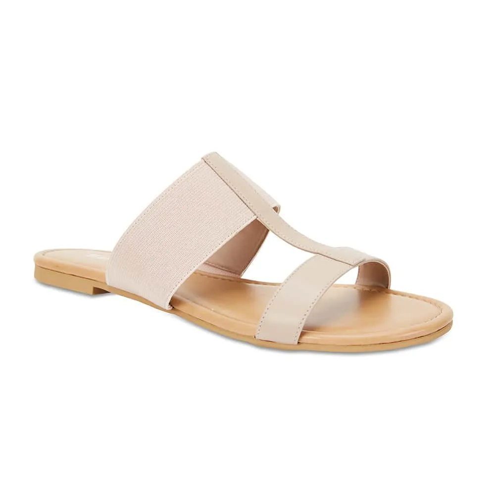 Duke Slide in Nude Leather