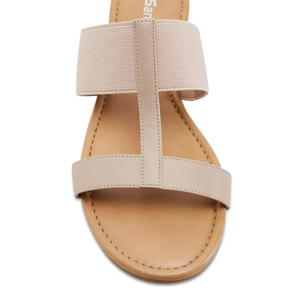 Duke Slide in Nude Leather