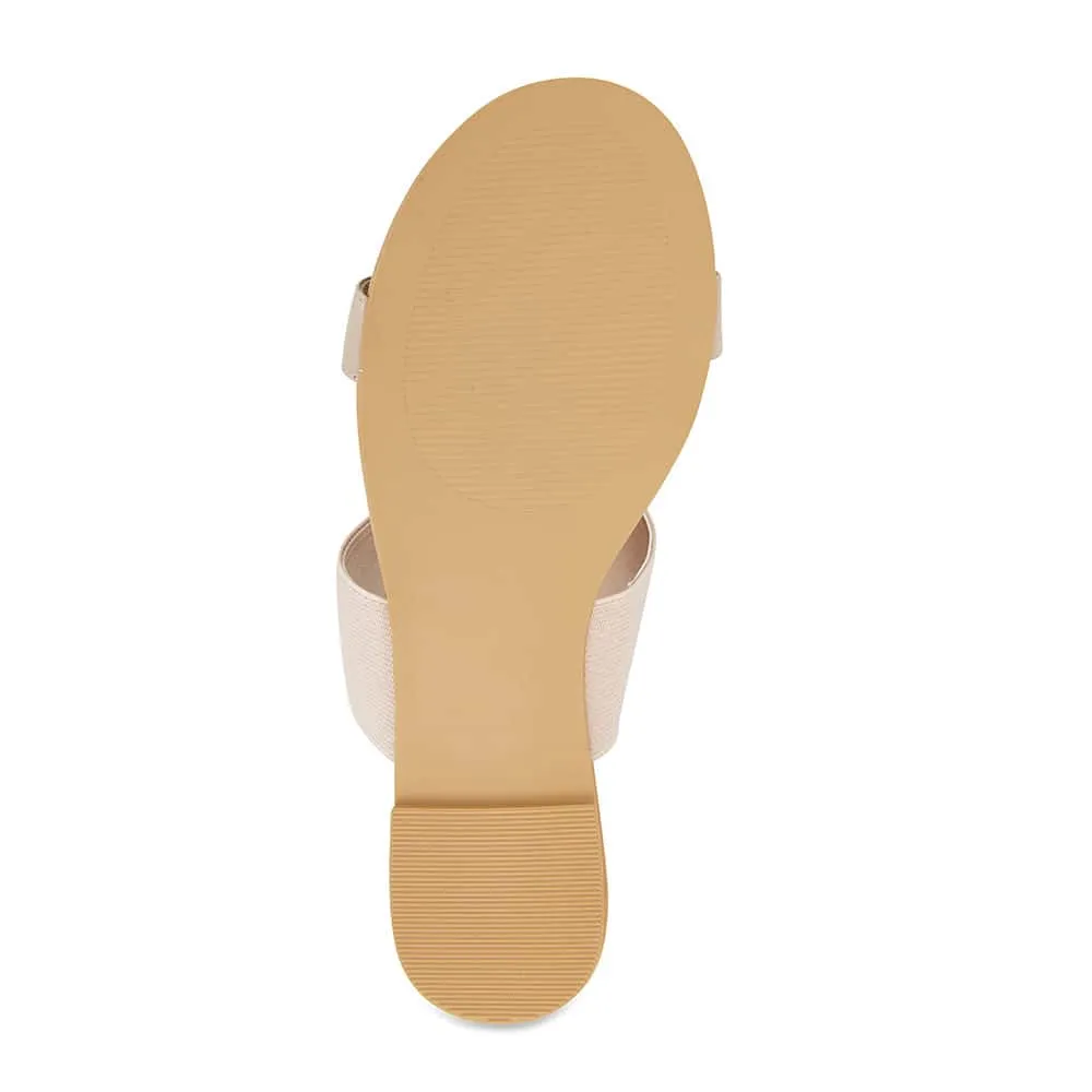 Duke Slide in Nude Leather