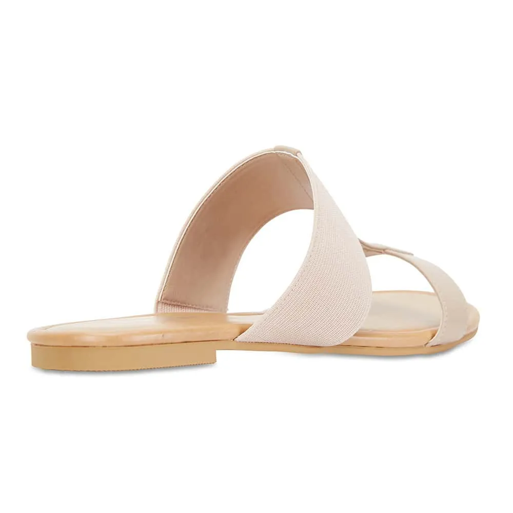 Duke Slide in Nude Leather