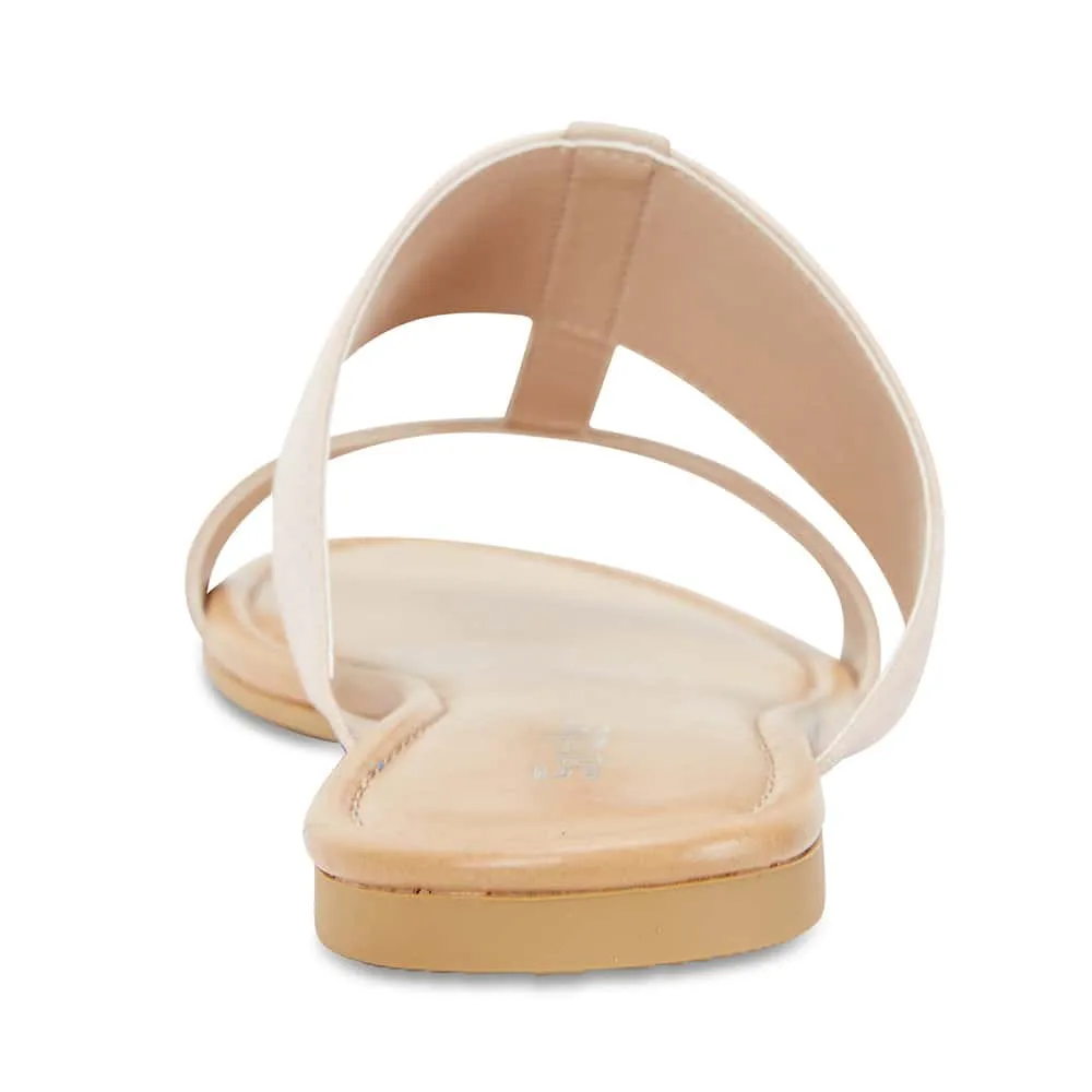 Duke Slide in Nude Leather
