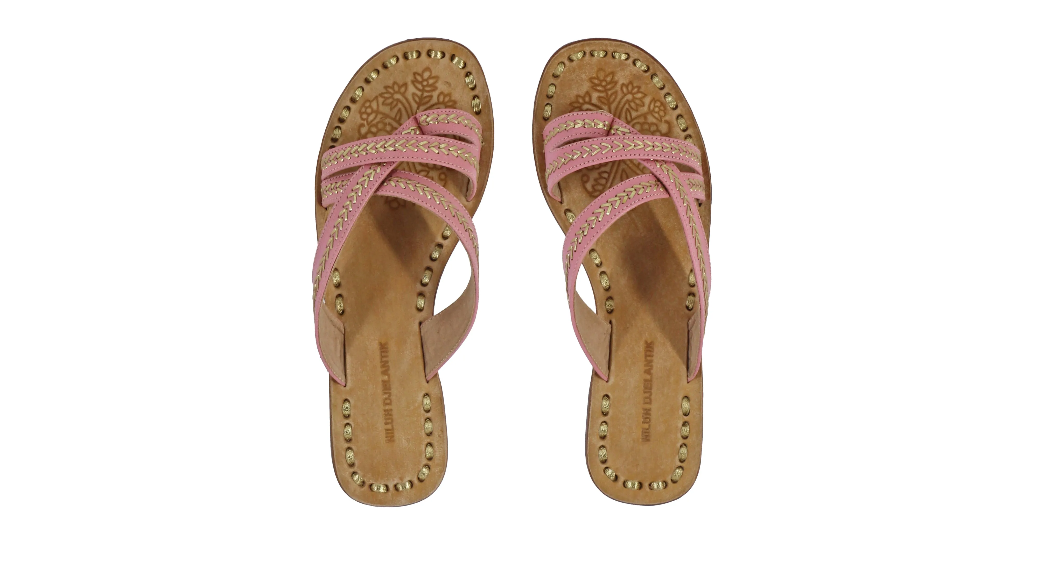 Edo No Strap 20mm Flat - Soft Pink&Gold