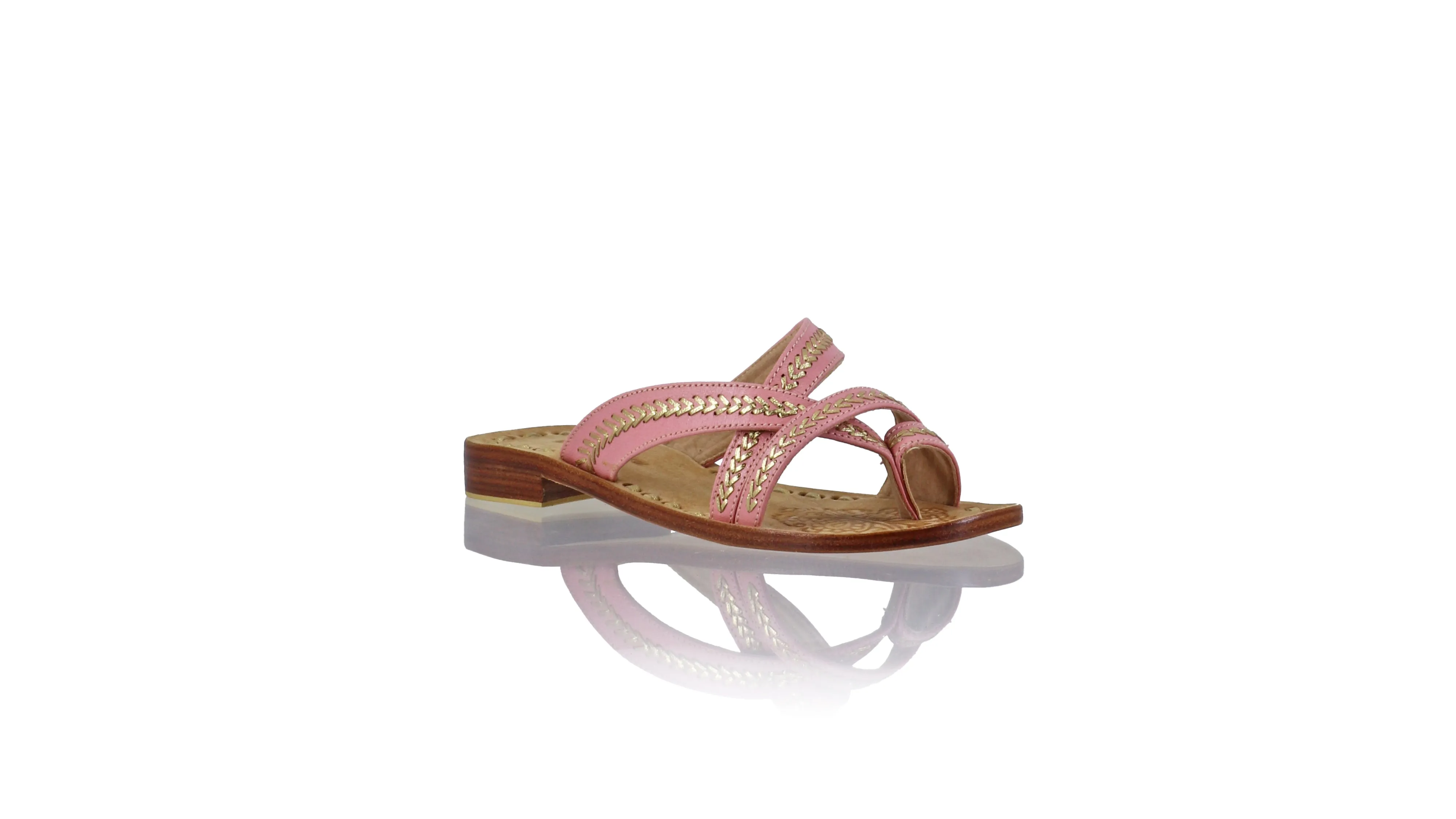 Edo No Strap 20mm Flat - Soft Pink&Gold