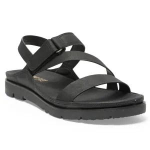 Egypt Sandal in Black On Black