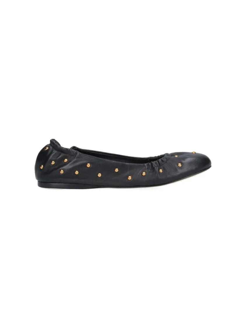 Eia" Ballerinas In Semi-Gloss Leather