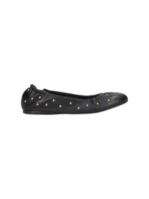 Eia" Ballerinas In Semi-Gloss Leather