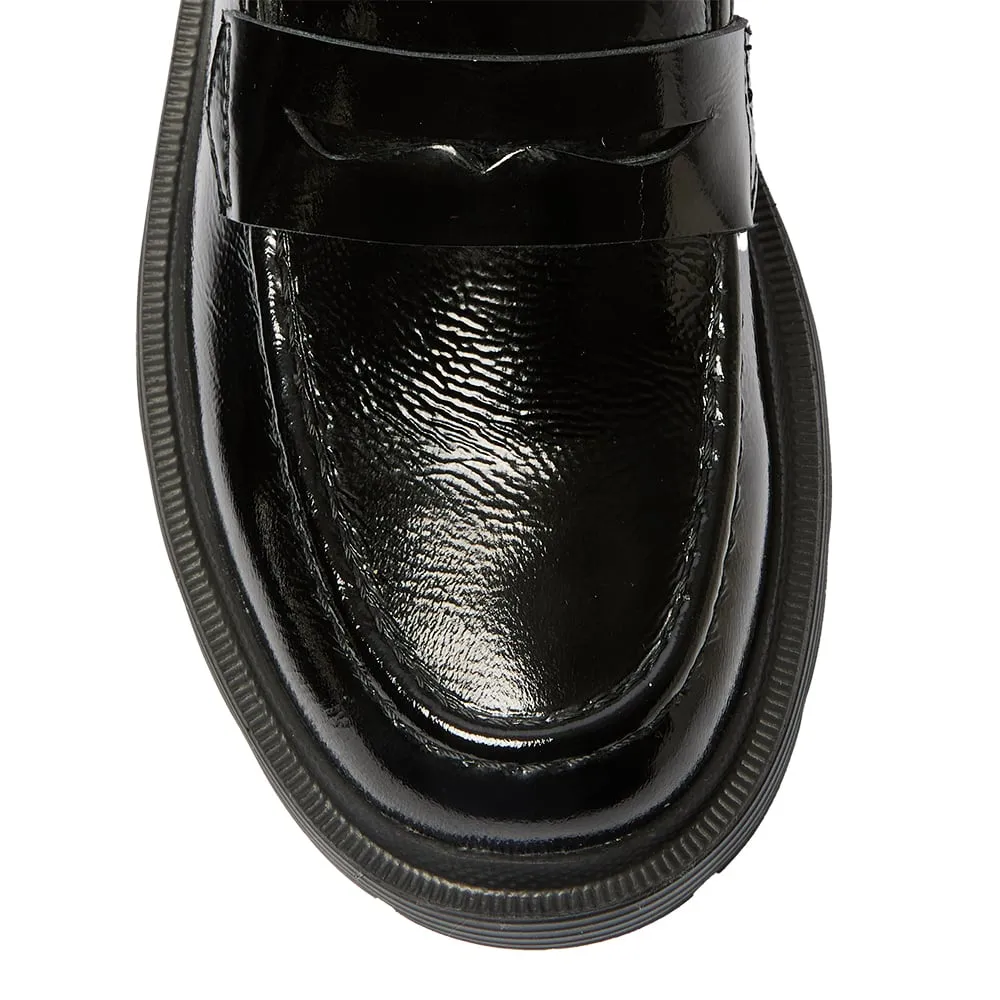 Eleanor Loafer in Black Patent