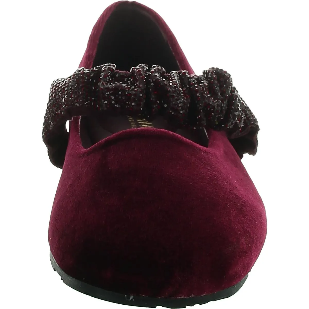 ELEMA JEWEL Womens Embellished Manmade Mary Janes