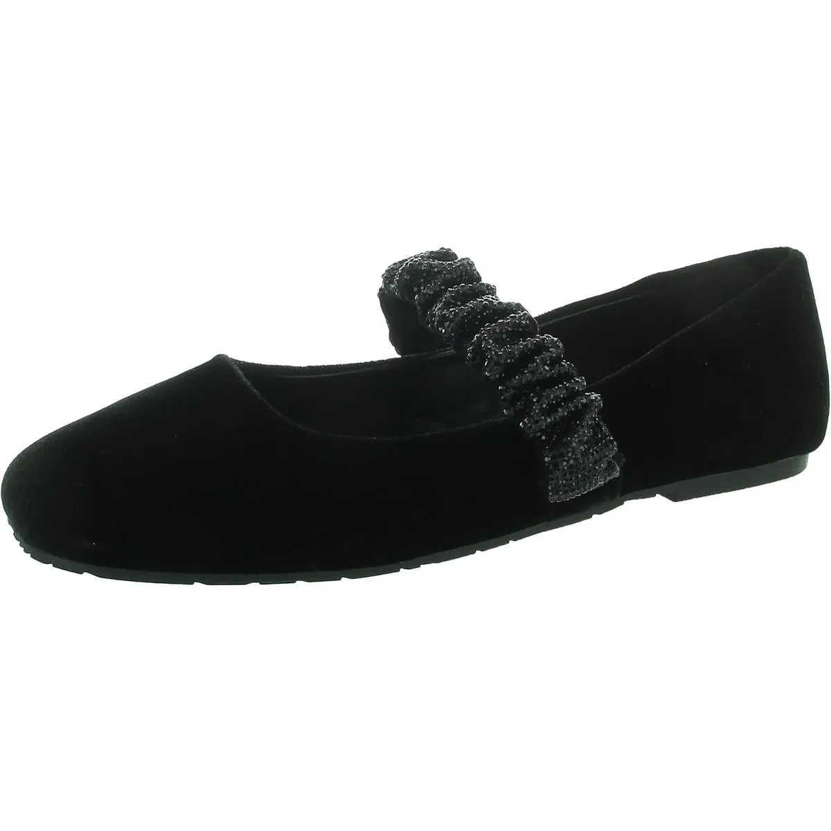 ELEMA JEWEL Womens Embellished Manmade Mary Janes