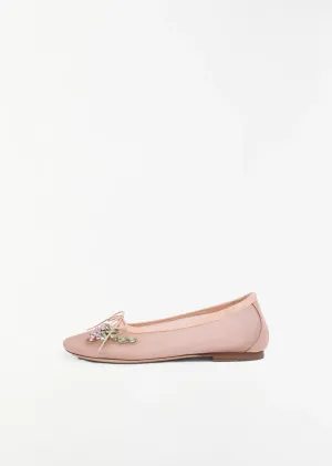 Embellished Mesh Ballerina