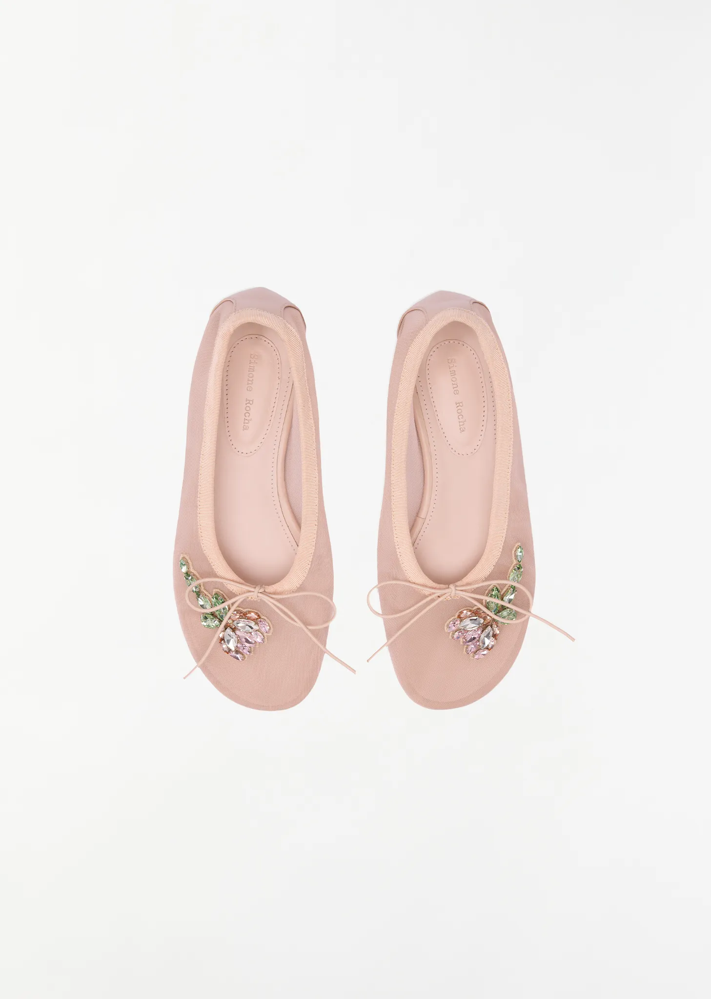 Embellished Mesh Ballerina
