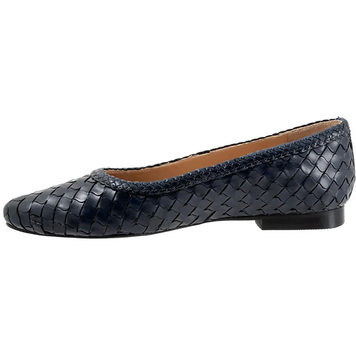 EMMIE Womens Leather Flat Shoes