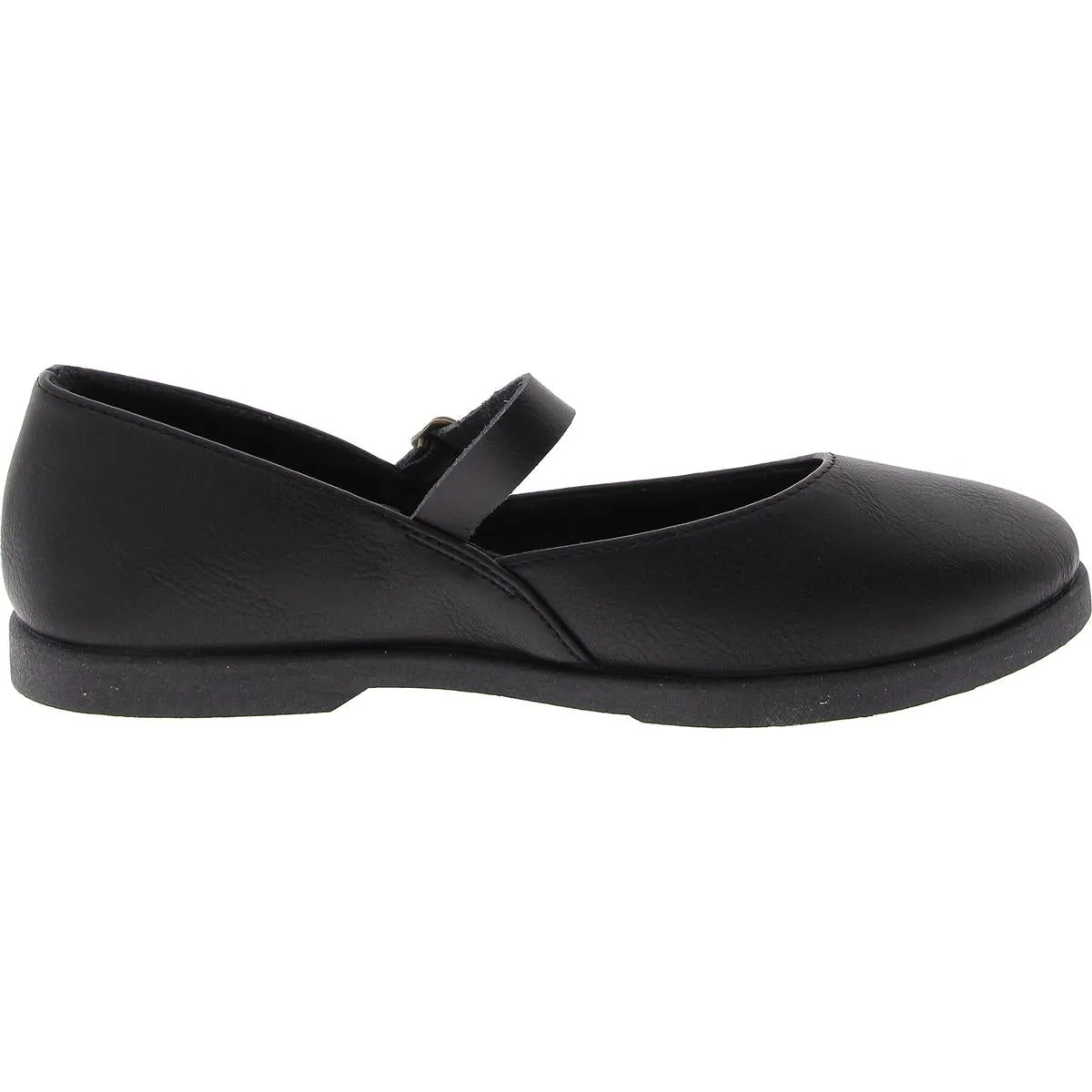 Empower Womens Faux Suede Slip On Mary Janes