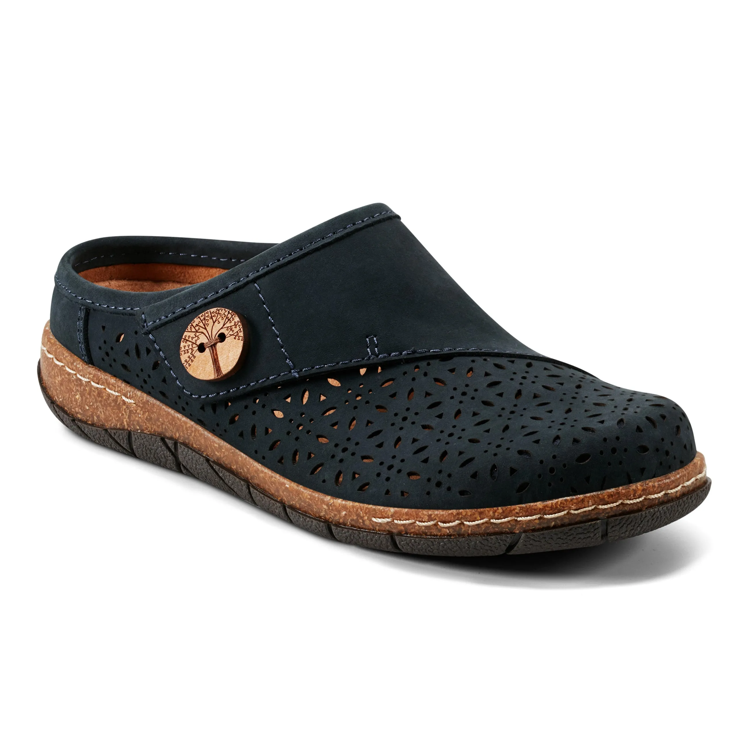 Erinn Round Toe Casual Slip-on Flat Clogs