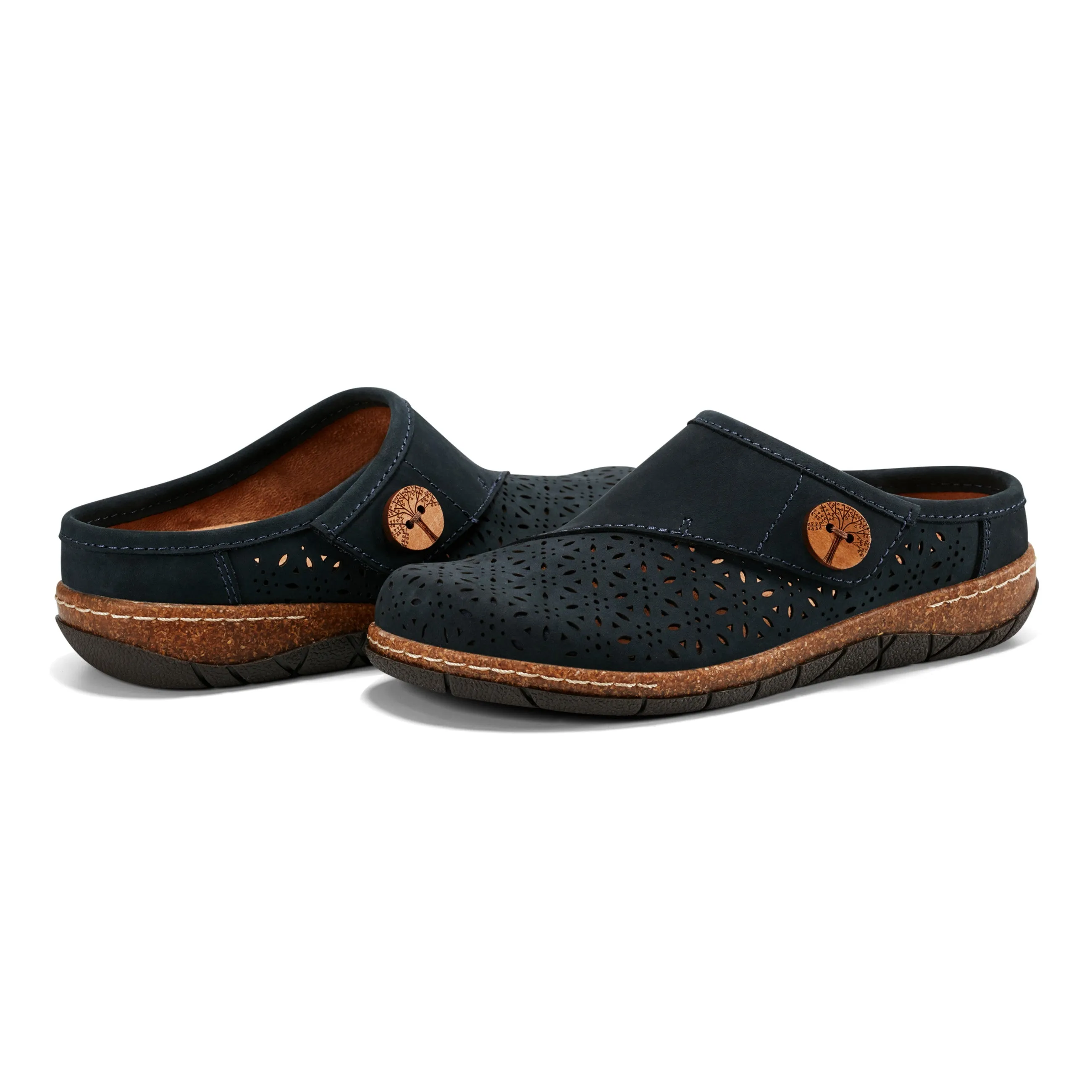 Erinn Round Toe Casual Slip-on Flat Clogs
