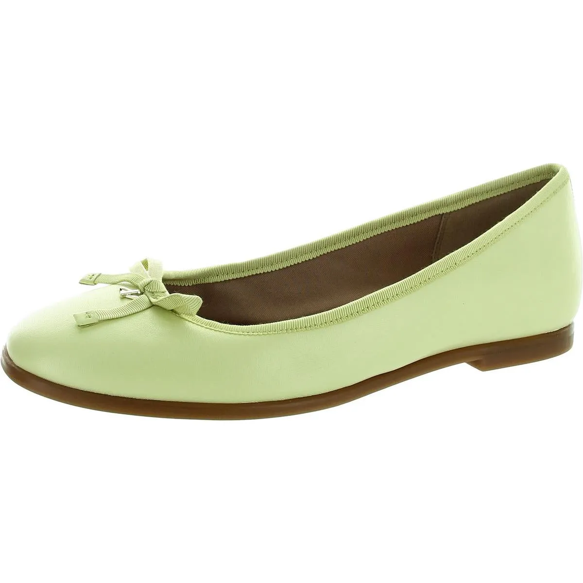 Essential Womens Leather Slip On Ballet Flats
