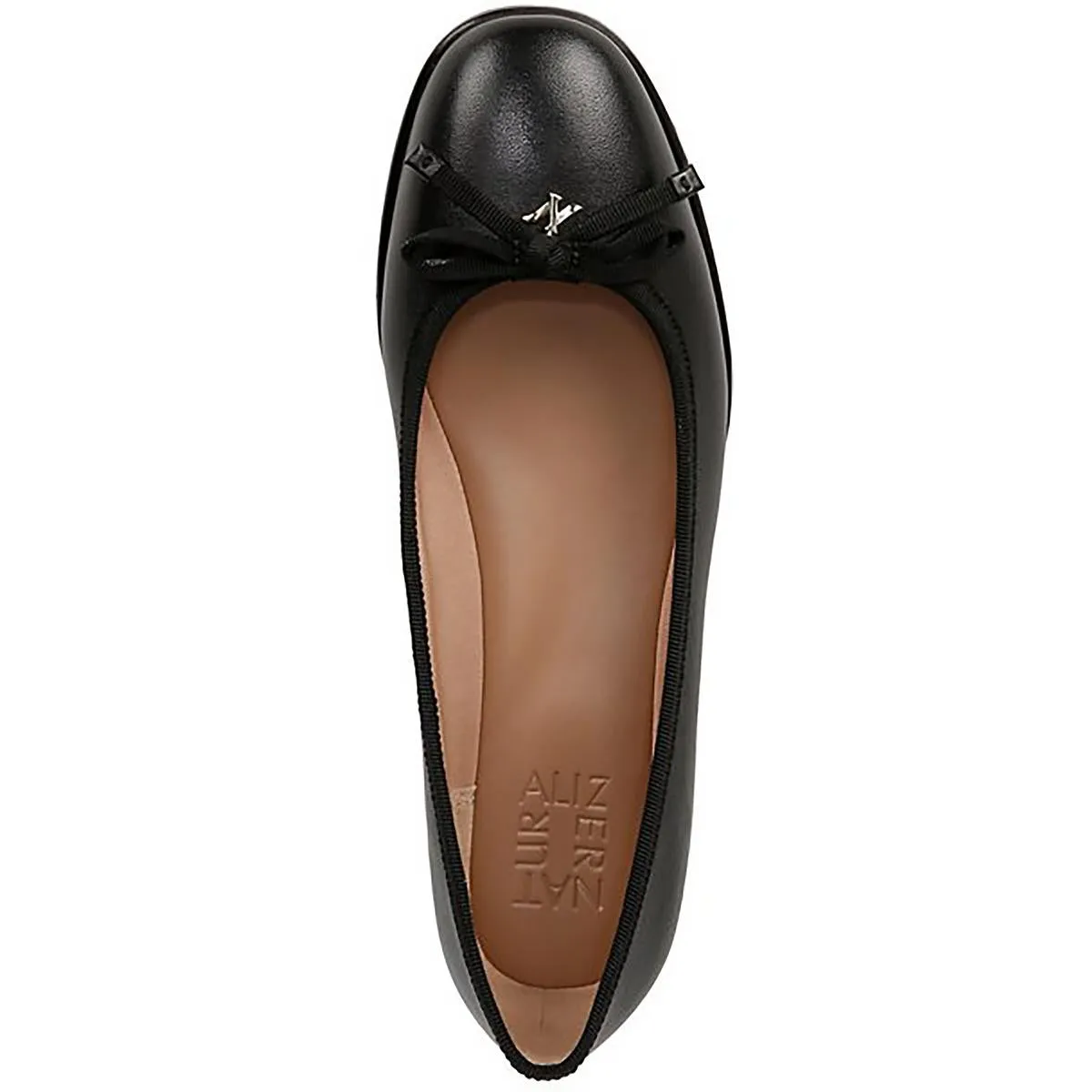 Essential Womens Leather Slip On Ballet Flats