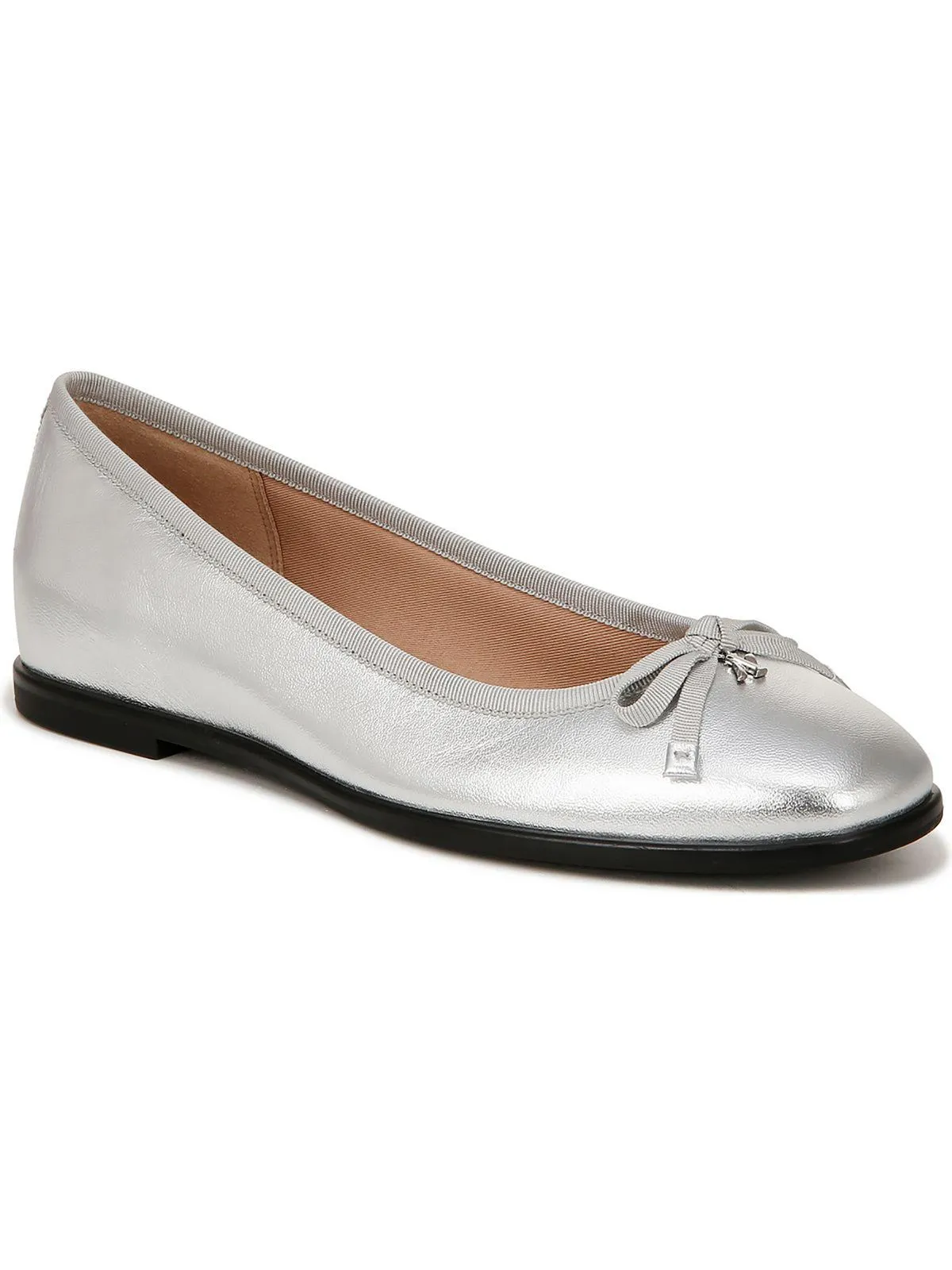 Essential Womens Leather Slip On Ballet Flats