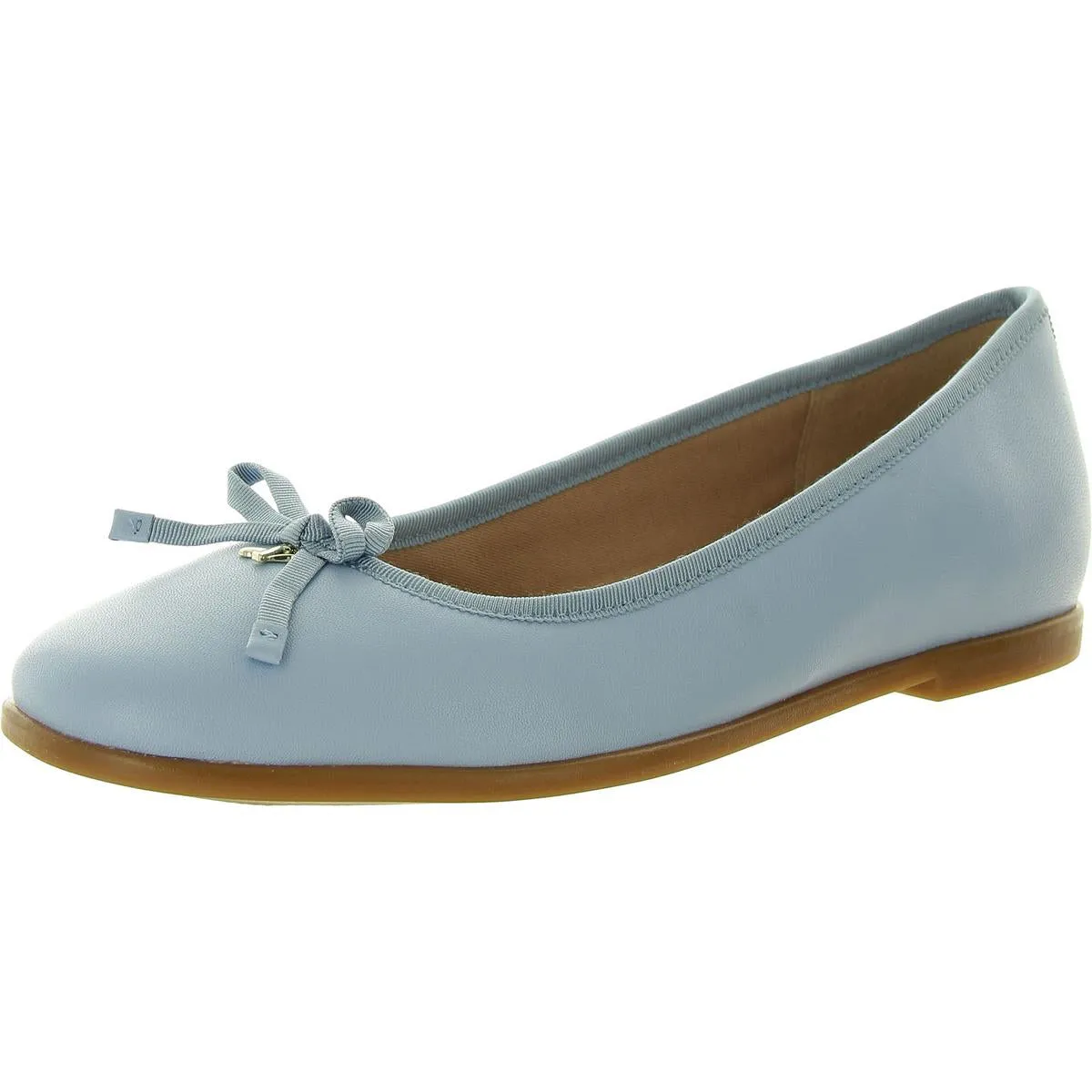 Essential Womens Leather Slip On Ballet Flats