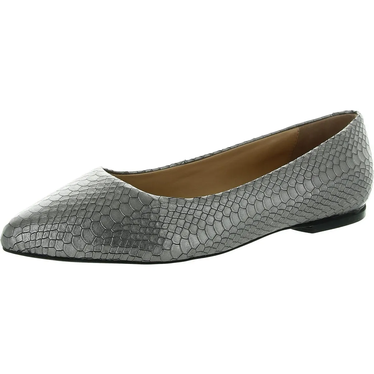 Estee Womens Leather Slip On Flats