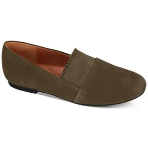 Eugene Ruffle Womens Leather Ruffled Flats