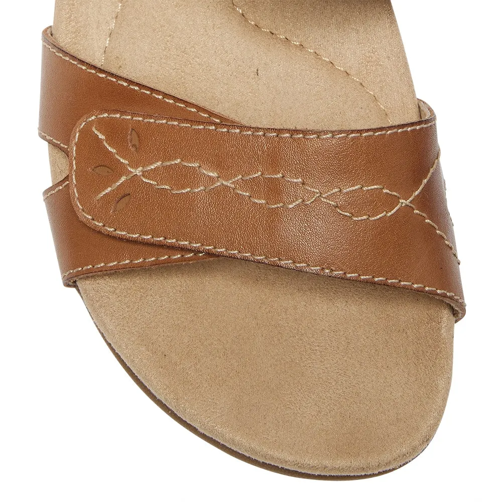 Fandango Sandal in Tan Leather