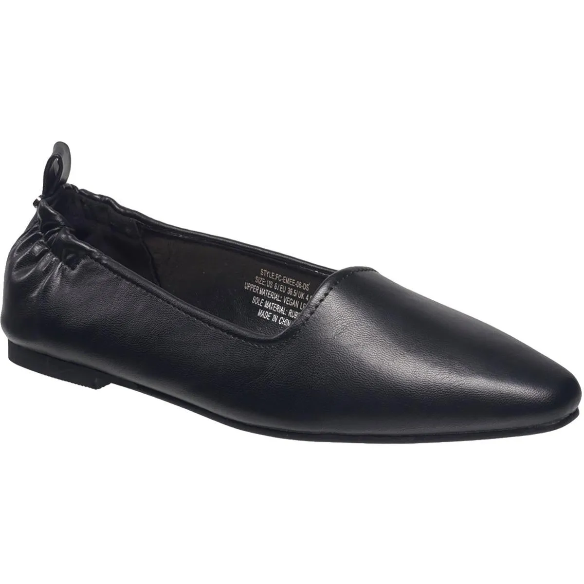 FCEMEE10DS Womens Monogram Leather Flat Shoes