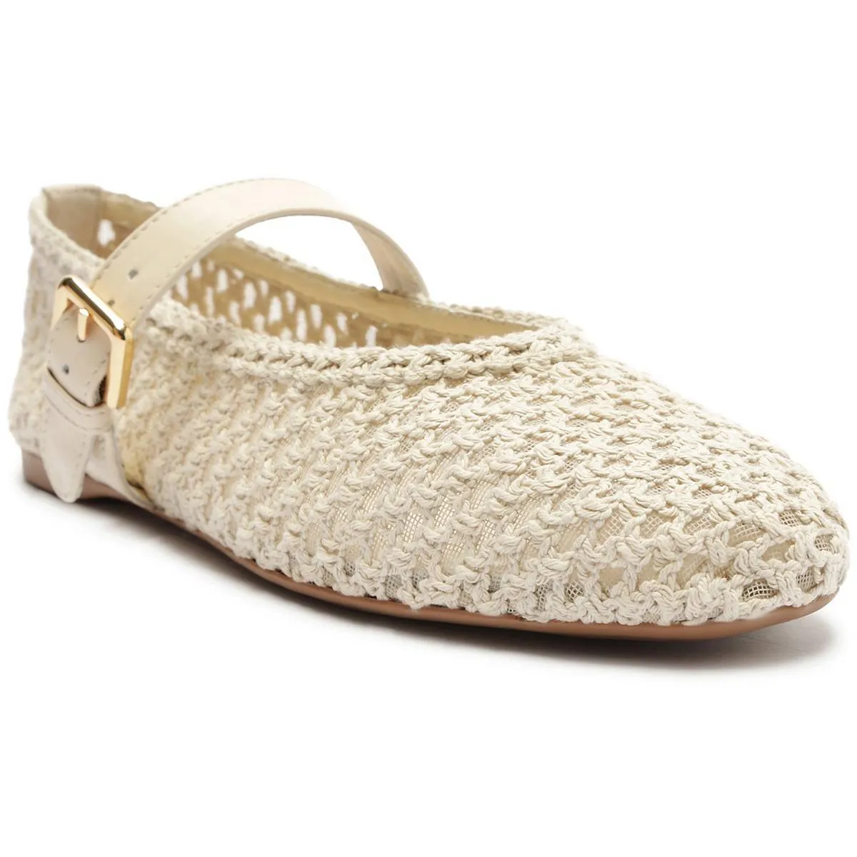 FECHADO SALTO RASTEIRO Womens Bow Calf Hair Ballet Flats