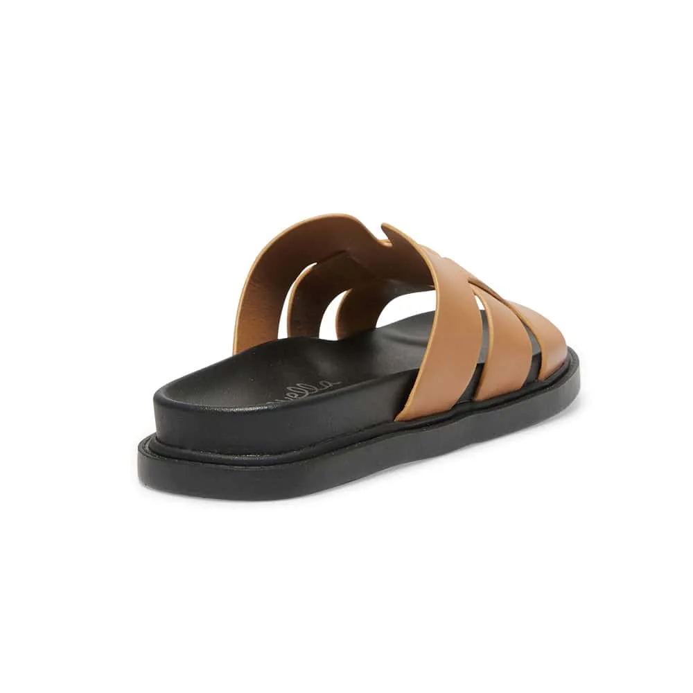 Felton Slide in Tan Smooth