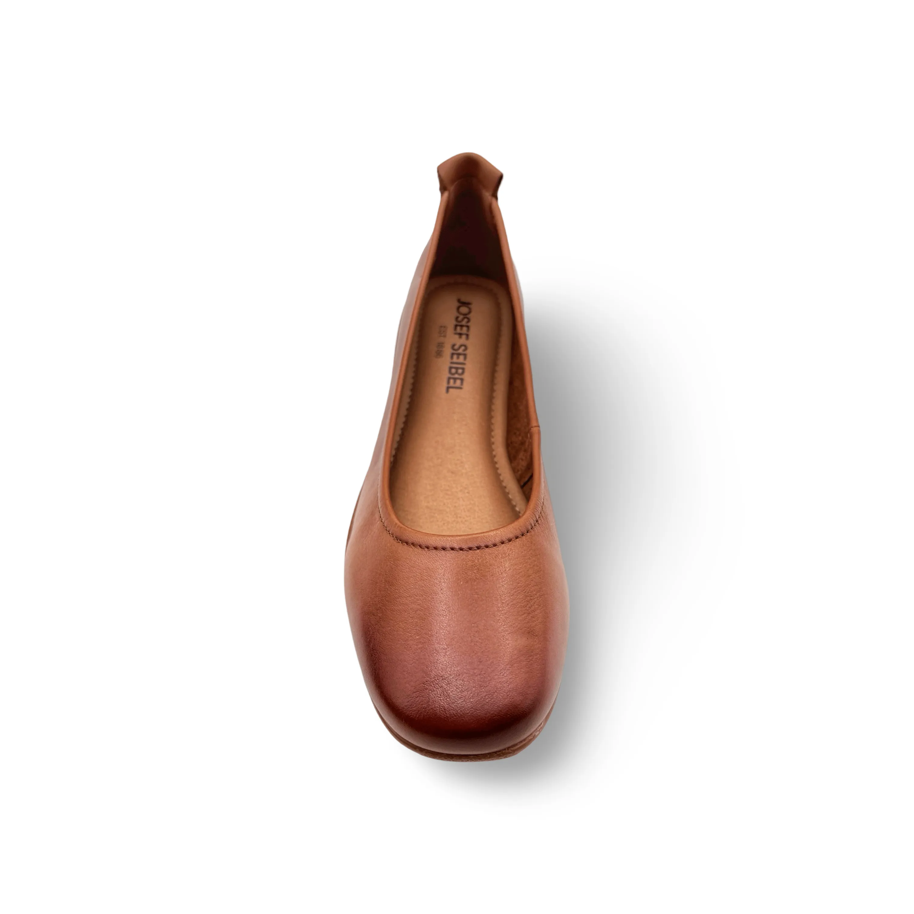Fenja Camel Leather Flat