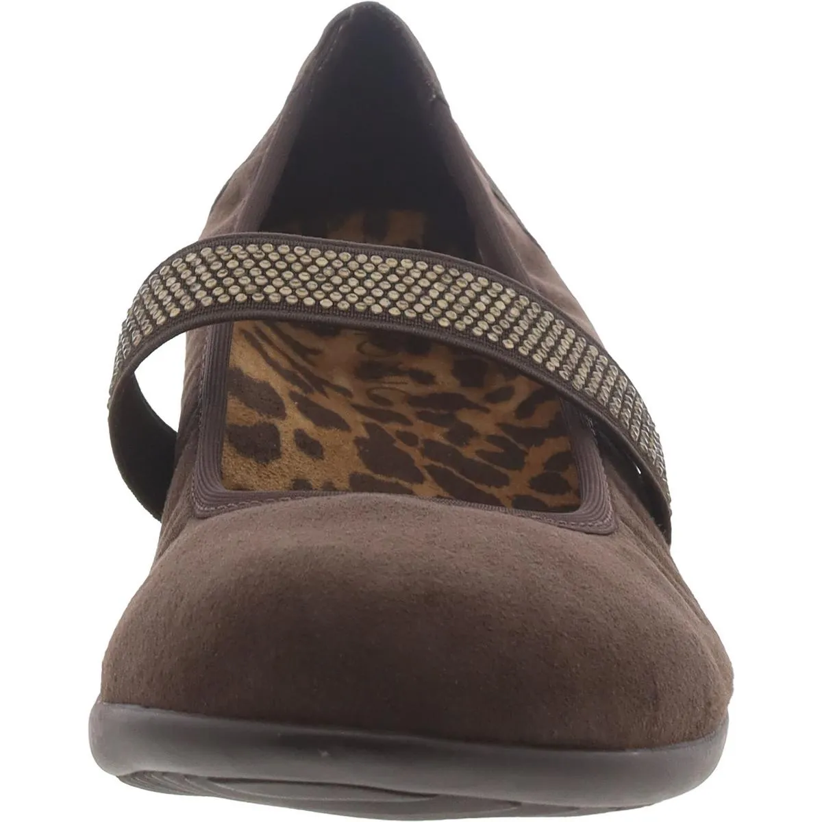 Fern Womens Padded Insole Embellished Ballet Flats