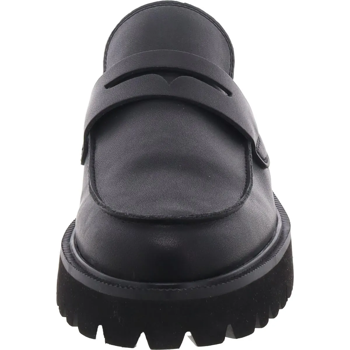 Fever Womens Lugged Sole Leather Mules