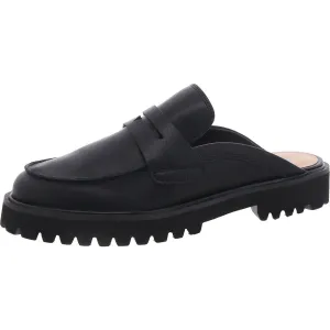 Fever Womens Lugged Sole Leather Mules