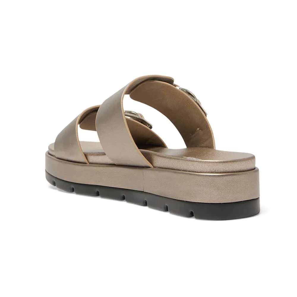 Fiction Slide in Pewter Smooth
