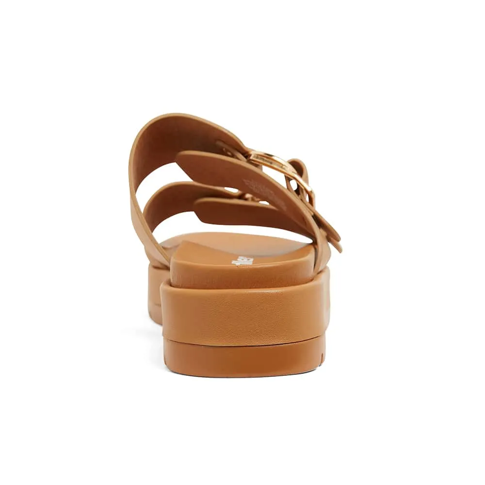 Fiction Slide in Tan Smooth