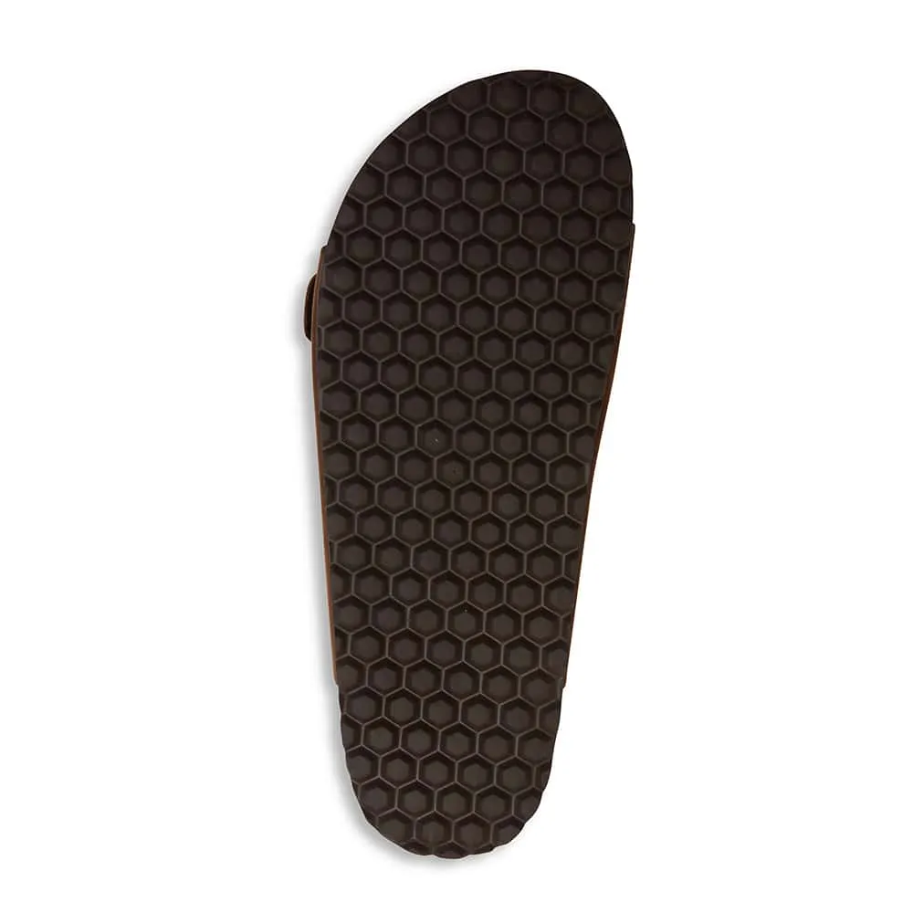 Florida Slide in Brown Nubuck