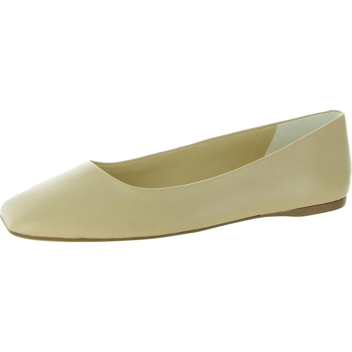 Flxamaya Womens Leather Slip On Ballet Flats