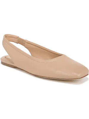 FLXANTONA Womens Leather Slingback Ballet Flats