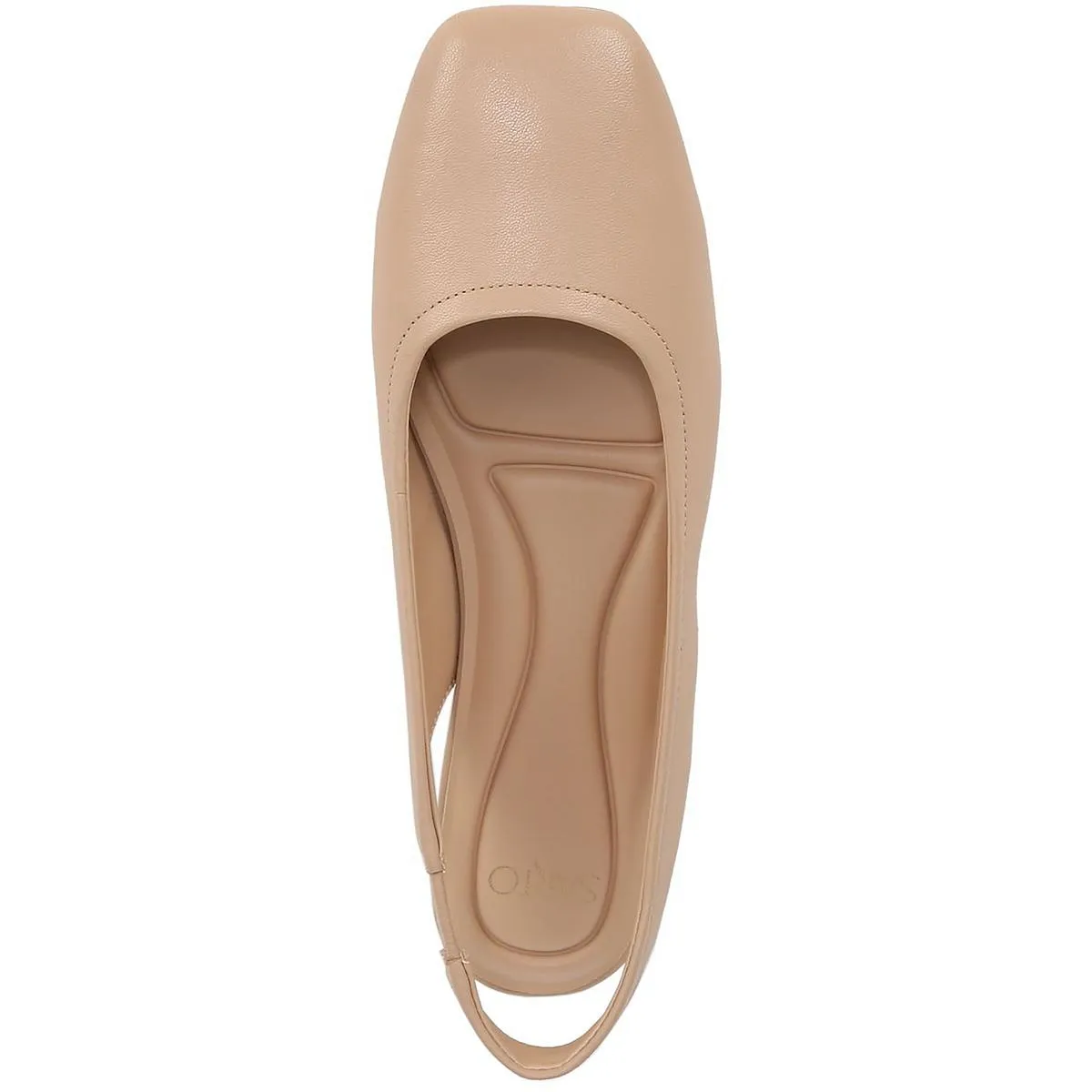 FLXANTONA Womens Leather Slingback Ballet Flats