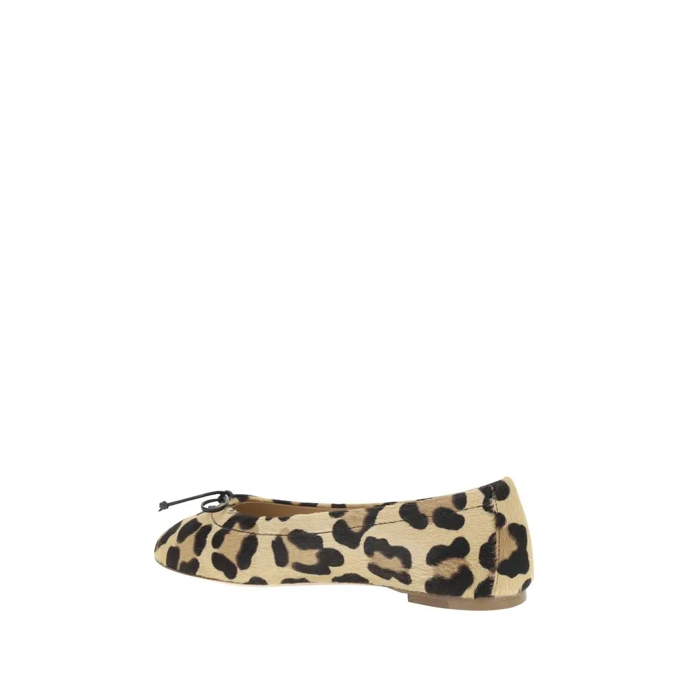 Francesco Russo Leopard-print Women's Ballerinas
