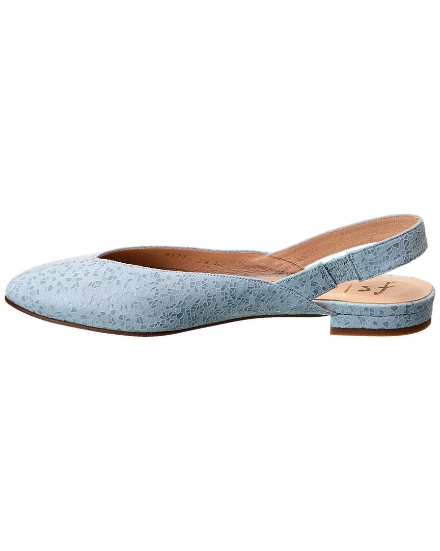French Sole Breezy Suede Slingback Flat