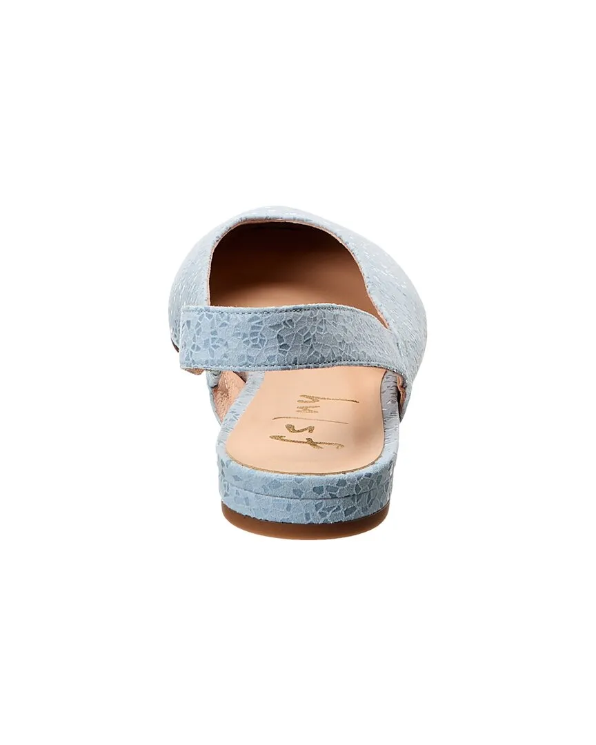 French Sole Breezy Suede Slingback Flat