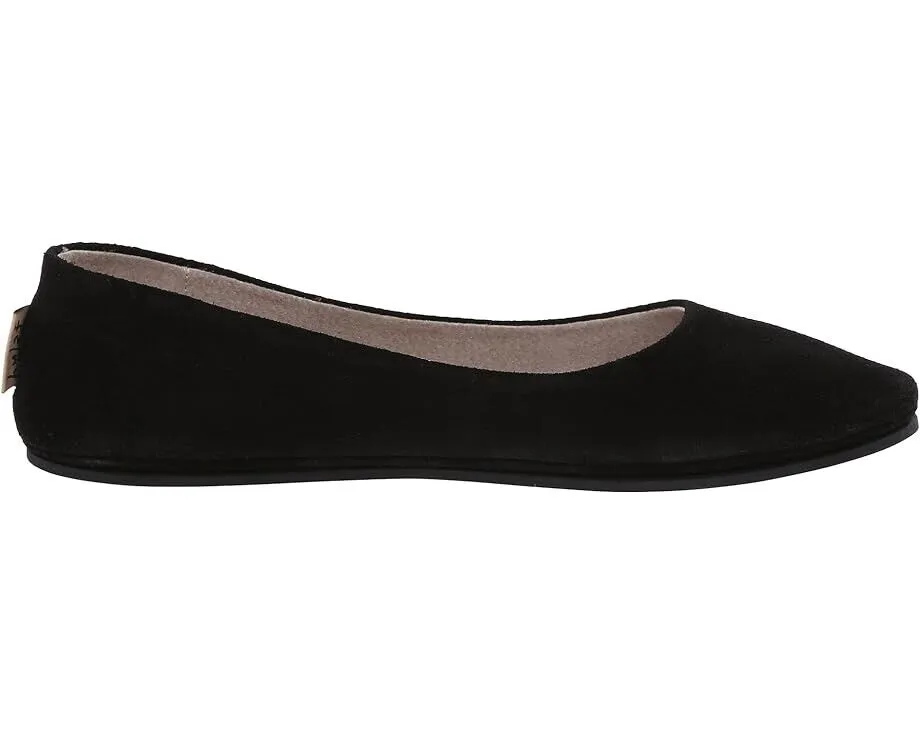 French Sole Sloop Ballet Flat Women's US 8 Black Suede Comfort Slip On ZPO2121