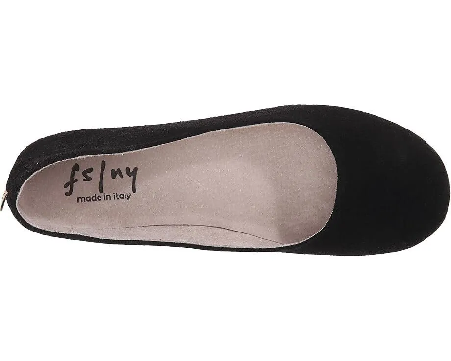 French Sole Sloop Ballet Flat Women's US 8 Black Suede Comfort Slip On ZPO2121